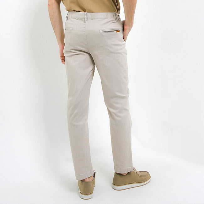 Hush Puppies Pakaian Pria Long Pants Nc Malky In Beige