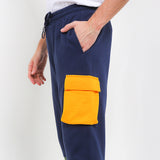Hush Puppies Men Bottoms Pp Micrea Lp In Navy