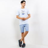 Hush Puppies Pakaian Pria Others Nautical Salmo In Light Blue