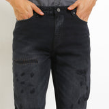 Hush Puppies Pakaian Pria Denim Tail In Black