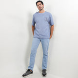 Hush Puppies Pakaian Pria Pants Sloth In Medium Blue