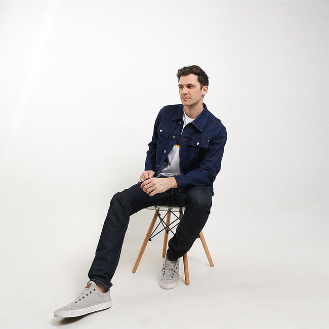Hush Puppies Pakaian Denim Pria Pasadena In Blue
