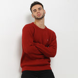 Hush Puppies Pakaian Sweaters Pria Buckwheat In Red