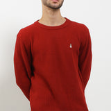 Hush Puppies Pakaian Sweaters Pria Buckwheat In Red