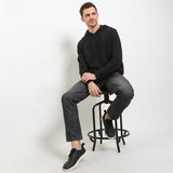 Hush Puppies Pakaian Sweater Pria Munched 4 In Black