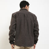Hush Puppies Apparel Pria Kemeja Drillo In Brown S