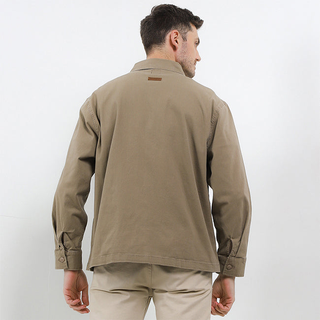 Hush Puppies Pakaian Pria Shirt Cavano In Khaki S