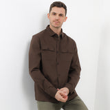 Hush Puppies Pakaian Pria Shirt Tirade In Brown S