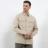 Hush Puppies Pakaian Pria Shirt Tirade In Khaki S