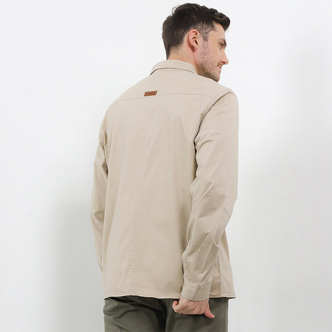 Hush Puppies Pakaian Pria Shirt Tirade In Khaki S