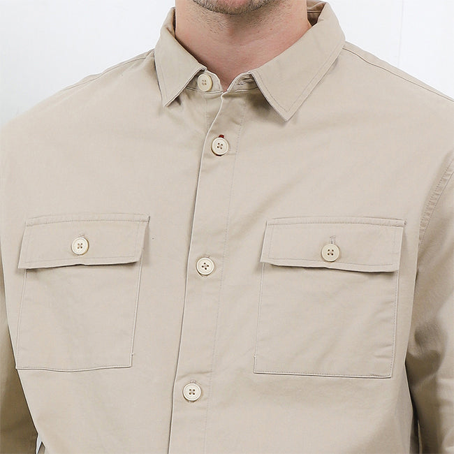 Hush Puppies Pakaian Pria Shirt Tirade In Khaki S