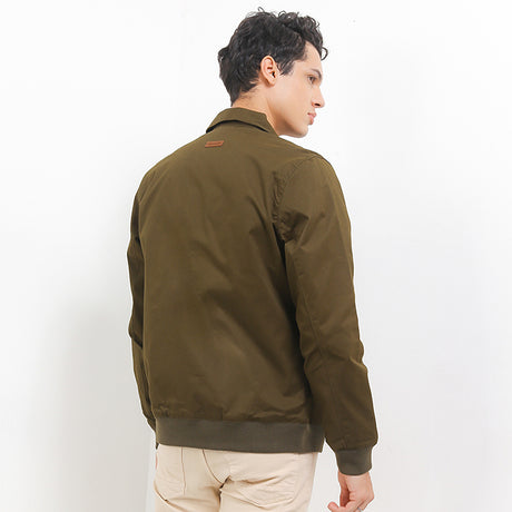 Hush Puppies Pakaian Pria Sweater 955 Brentwood In Olive