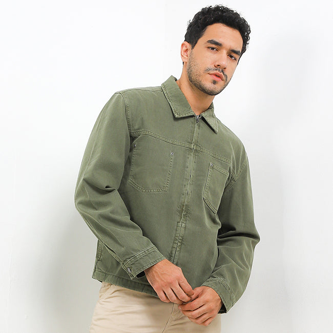Hush Puppies Pakaian Pria 90S Connote In Olive