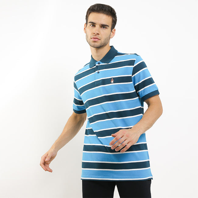 Hush Puppies Pakaian Polo Pria Brampa In Navy