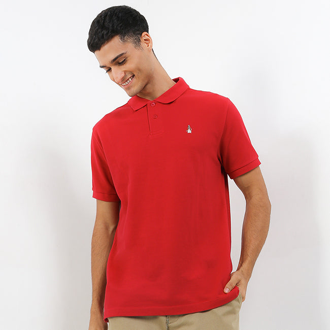 Hush Puppies Pakaian Pria Polo Tango 4 In Red