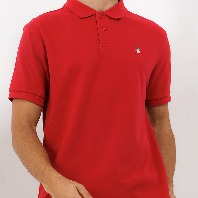 Hush Puppies Pakaian Pria Polo Tango 4 In Red