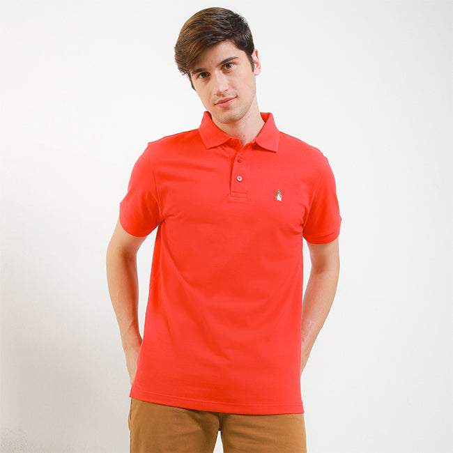 Hush Puppies Pakaian Pria Polo Farro In Red