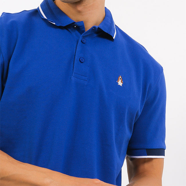 Hush Puppies Pakaian Pria Polo Knox In Navy
