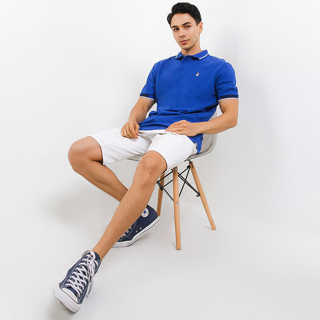 Hush Puppies Pakaian Pria Polo Knox In Navy