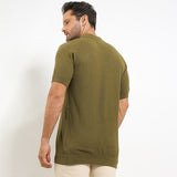 Hush Puppies Pakaian Pria Polo Tutto In Olive