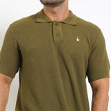 Hush Puppies Pakaian Pria Polo Tutto In Olive