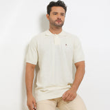 Hush Puppies Pakaian Pria Polo Tutto In Off White