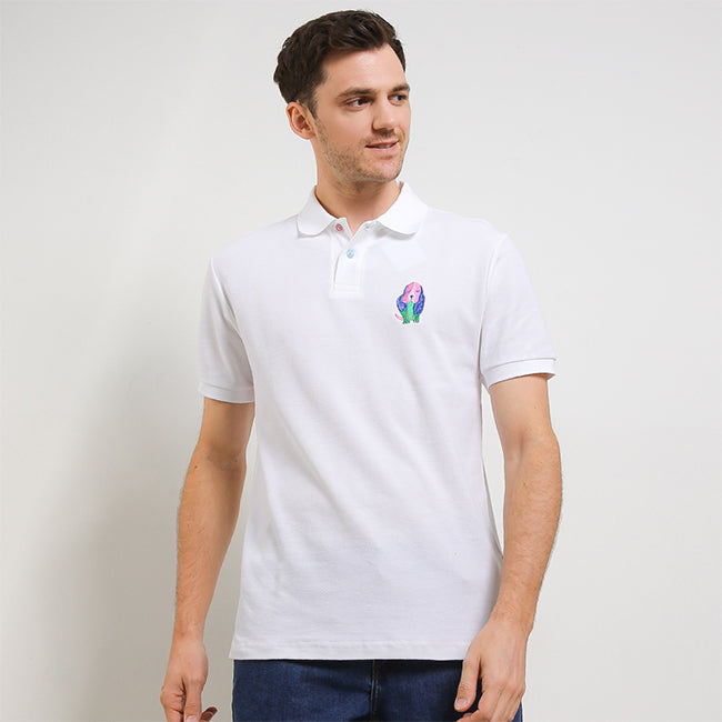 Hush Puppies Pakaian Pria Polo Seste In White
