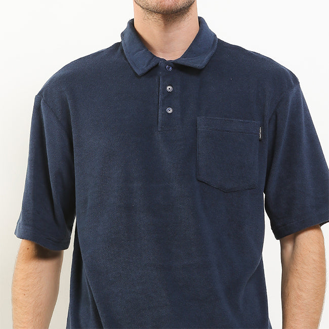 Hush Puppies Pakaian Pria Polo Kram In Navy