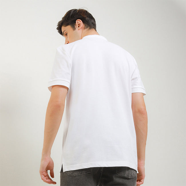 Hush Puppies Pakaian Pria Polo Limoges 3 In White