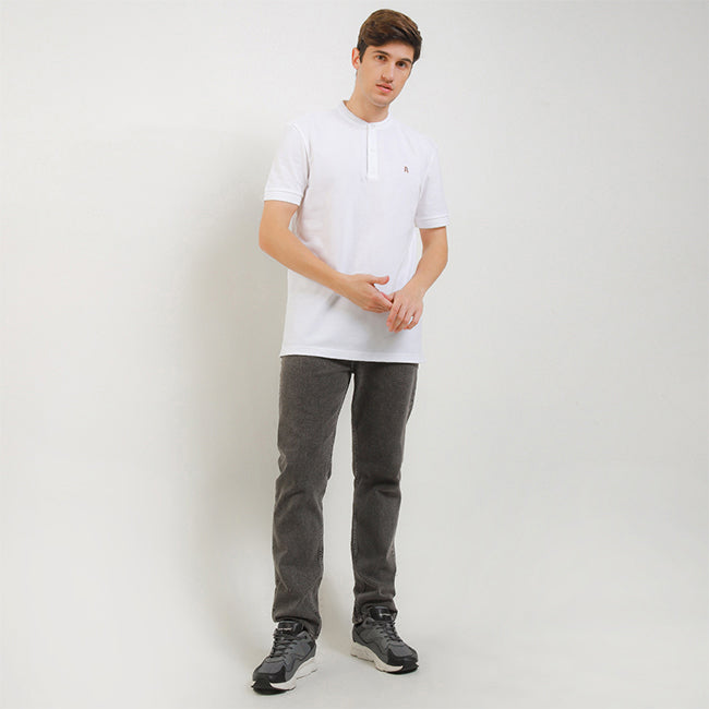 Hush Puppies Pakaian Pria Polo Limoges 3 In White