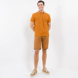 Hush Puppies Pakaian Pria Polo Piko In Mustard