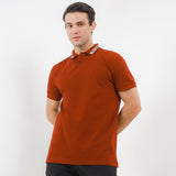 Hush Puppies Pakaian Pria Polo Piko In Maroon