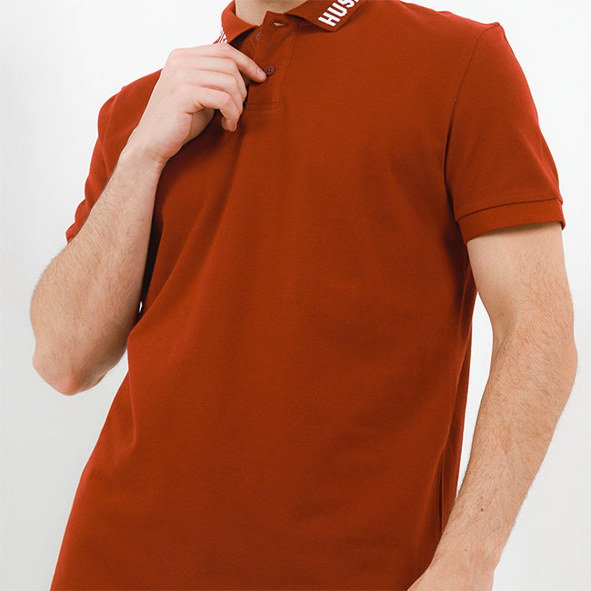 Hush Puppies Pakaian Pria Polo Piko In Maroon