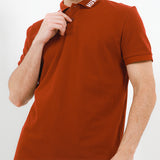 Hush Puppies Pakaian Pria Polo Piko In Maroon