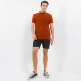 Hush Puppies Pakaian Pria Polo Piko In Maroon