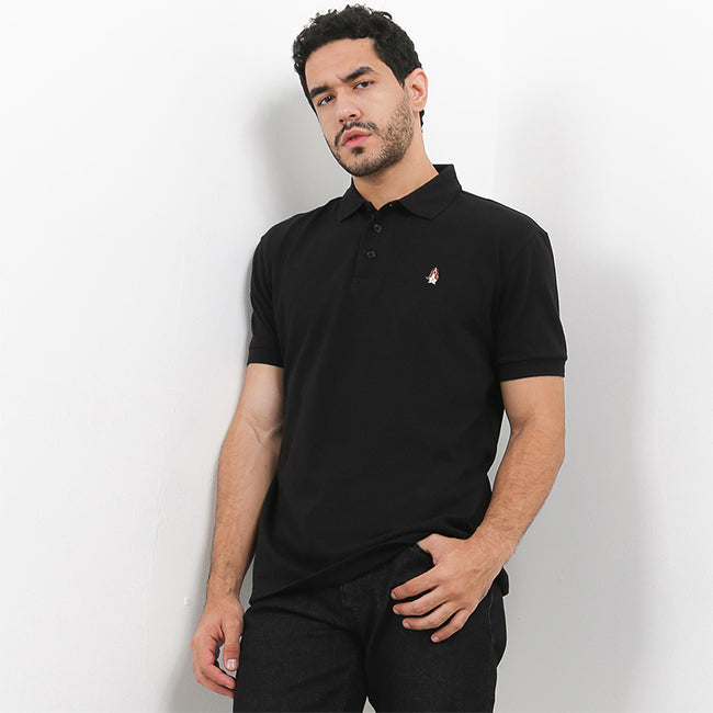 Hush Puppies Pakaian Pria Polo Farro 2 In Black