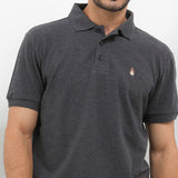 Hush Puppies Pakaian Pria Polo Farro 2 In Dark Gray