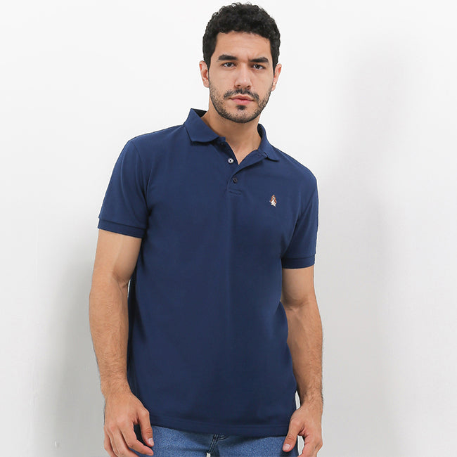 Hush Puppies Pakaian Pria Polo Farro 2 In Navy