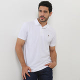Hush Puppies Pakaian Pria Polo Farro 2 In White