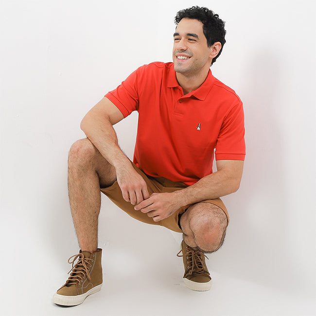 Hush Puppies Pakaian Pria Polo Tako 3 In Red