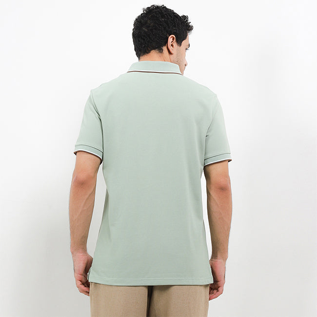 Hush Puppies Pakaian Pria Polo Cord 3 In Mint