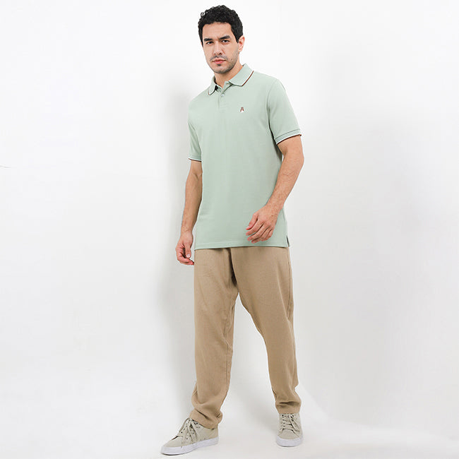 Hush Puppies Pakaian Pria Polo Cord 3 In Mint