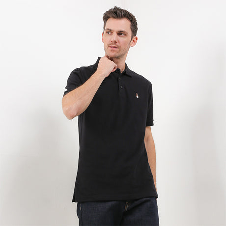 Hush Puppies Pakaian Pria Polo Bsc Tangelo In Black