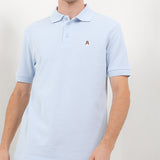 Hush Puppies Pakaian Pria Polo Bsc Tangelo In Light Blue