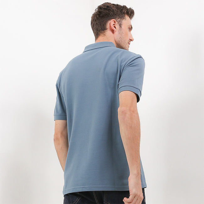 Hush Puppies Pakaian Pria Polo Bsc Tangelo In Medium Blue