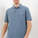 Hush Puppies Pakaian Pria Polo Bsc Tangelo In Medium Blue