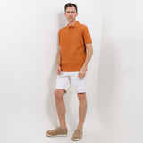 Hush Puppies Pakaian Pria Polo Bsc Tangelo In Mustard