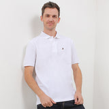 Hush Puppies Pakaian Pria Polo Bsc Tangelo In White