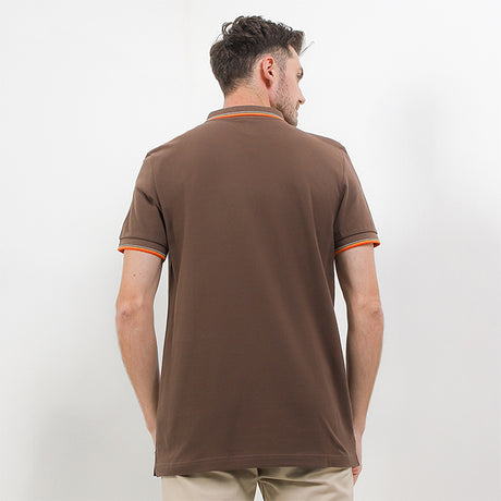 Hush Puppies Pakaian Pria Polo Bezima In Brown