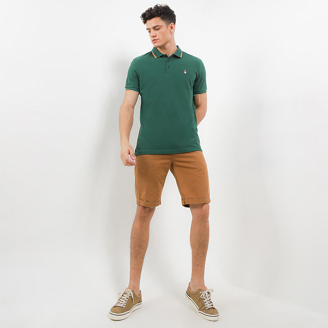 Hush Puppies Pakaian Pria Polo Twig In Green